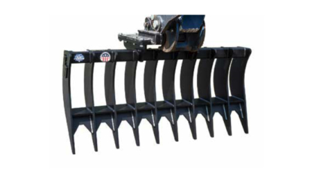 Blue Diamond Heavy Duty Excavator Rake Attachments