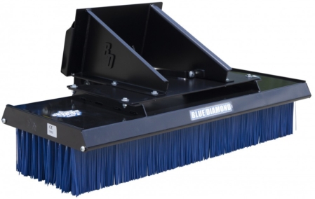 Blue Diamond Mini Push Broom Mini Skid Steer Attachments