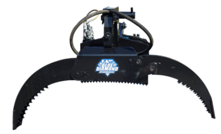 Blue Diamond Mini Skid Steer Attachments Mini Log Grapple