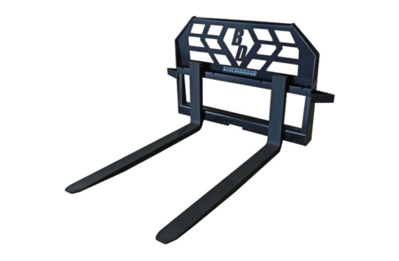 Blue Diamond Skid Steer Attachments Pallet Fork 4000 Capacity Standard Duty