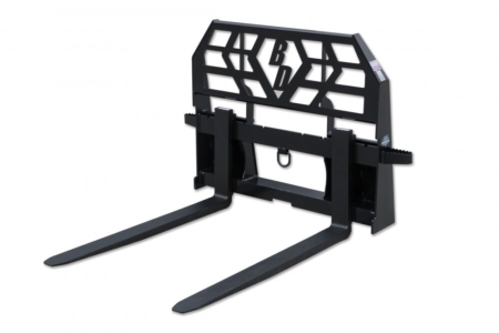 Blue Diamond Skid Steer Attachments Pallet Fork 6000 Capacity Tall Frame HD