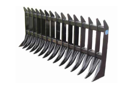 Blue Diamond Skid Steer Attachments Root Rake Severe Duty