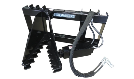 Blue Diamond Skid Steer Attachments Tree Puller