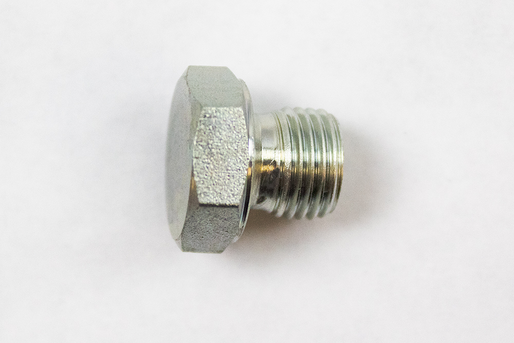 HYDRAULIC HEX PLUG FITTING MALE #4 BSPP