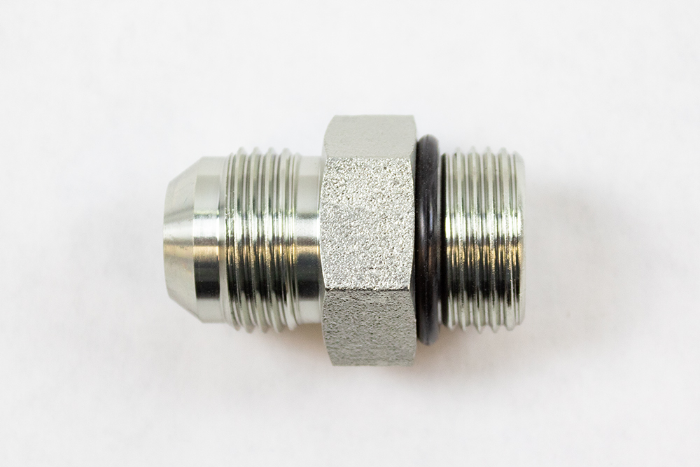 295010 M12 JIC M12 ORB Hydraulic Straight Fitting Male 12 JIC x Male 12 Oring Boss WEBREADY 1